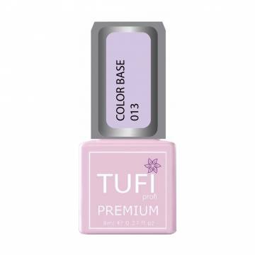 База для гель-лака Tufi profi Premium Color Base 013 Полупрозрачная сирень, 8 мл База для гель-лака Tufi profi Premium Color Base 013 Полупрозрачная сирень, 8 мл