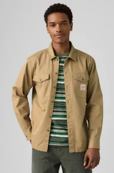 Мужская бежевая рубашка Бежевый XL Levi’s® 003O2;0001