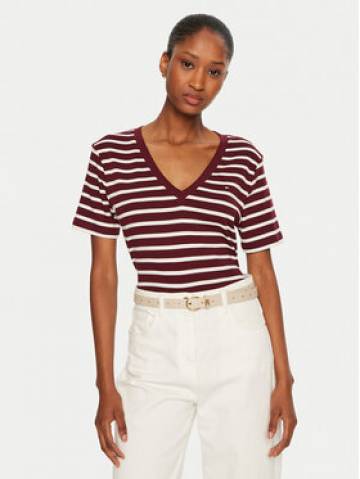 Tommy Hilfiger Футболка WW0WW40584 Бордовий Slim Fit Tommy Hilfiger Футболка WW0WW40584 Бордовий Slim Fit
