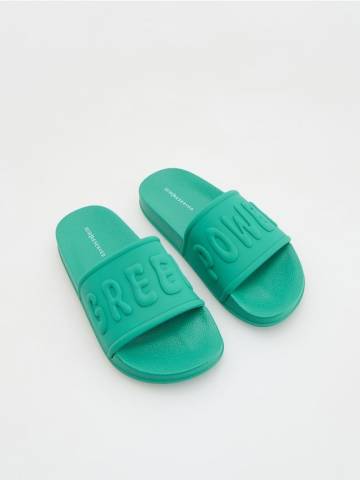 Reserved - LADIES` STRAPPY SANDALS - зелений - 052EH-77X Reserved - LADIES` STRAPPY SANDALS - зелений - 052EH-77X