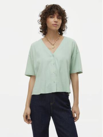 Vero Moda Блузка Jesmilo 10279696 Зелений Regular Fit Vero Moda Блузка Jesmilo 10279696 Зелений Regular Fit