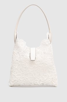 Белая сумка с вышивкой