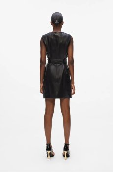 Кожаное платье Karl Lagerfeld