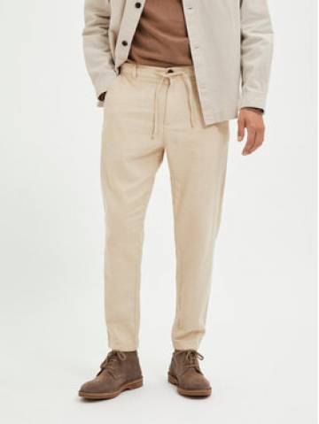 Selected Homme Чіноси 16087636 Бежевий Slim Tapered Fit Selected Homme Чіноси 16087636 Бежевий Slim Tapered Fit