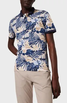 Мужское поло с узором Разноцветный S Pierre Cardin PC.-C5 20974.2075