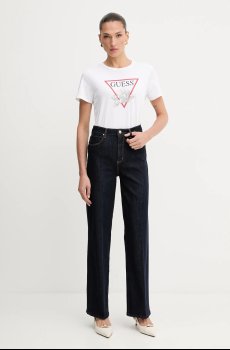 Хлопковая футболка Guess