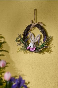 Великодній вінок - різнобарвний