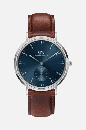 Часы Daniel Wellington мужской цвет коричневый Часы Daniel Wellington мужской цвет коричневый