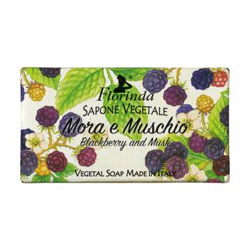 Натуральное мыло Florinda Vegetal Soap Blackberry and Musk Ежевика и мускус, 100 г Натуральное мыло Florinda Vegetal Soap Blackberry and Musk Ежевика и мускус, 100 г