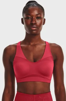 Женский красный топ UA SmartForm Evolution Mid Красный XS Under Armour 1373826-638