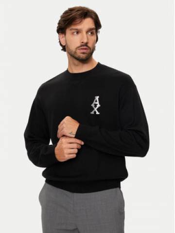 Armani Exchange Светр 6DZM6H ZM5BZ 1200 Чорний Regular Fit Armani Exchange Светр 6DZM6H ZM5BZ 1200 Чорний Regular Fit