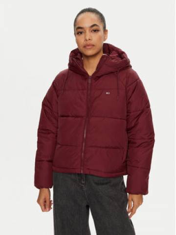 Tommy Jeans Пуховик Vail DW0DW18841 Бордовий Regular Fit Tommy Jeans Пуховик Vail DW0DW18841 Бордовий Regular Fit