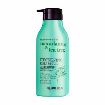 Укрепляющий кондиционер для волос Luxliss Thickening Scalp & Hair Conditioner с маслом макадамии и чайного дерева, 500 мл Укрепляющий кондиционер для волос Luxliss Thickening Scalp & Hair Conditioner с маслом макадамии и чайного дерева, 500 мл