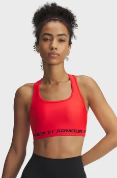 Женский красный топ Crossback Mid Bra Красный XL Under Armour 1361034-714
