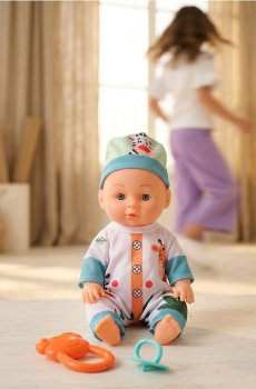 Лялька-немовля з аксесуарами, 3 шт. - різнобарвний