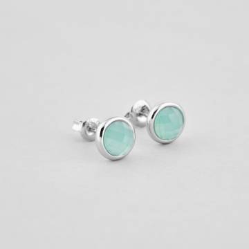 Серебряные серьги Minimal СЕ5930-green Серебряные серьги Minimal СЕ5930-green