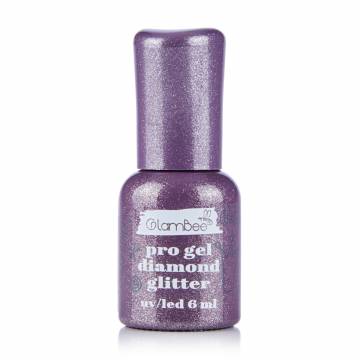 Гель-лак для ногтей GlamBee ProGel Diamond Glitter 93, 6 мл Гель-лак для ногтей GlamBee ProGel Diamond Glitter 93, 6 мл