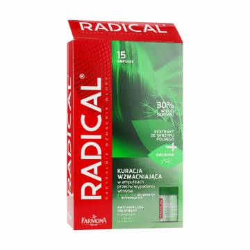 Укрепляющий концентрат FarmonaFarmona Radical Hair Loss против выпадения волос, 5*15 мл Укрепляющий концентрат FarmonaFarmona Radical Hair Loss против выпадения волос, 5*15 мл