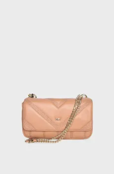 Женская бежевая кожаная сумка Бежевый ONESIZE DKNY R313BW79