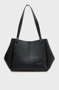 Женская черная кожаная сумка Черный ONESIZE Lancaster 538-011-NOIR