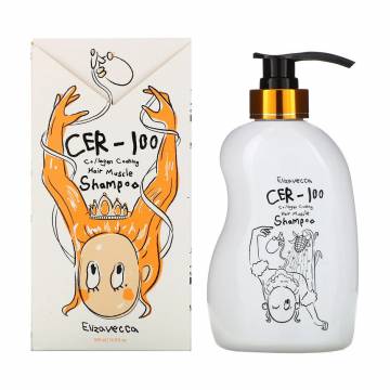 Шампунь для волос Elizavecca CER-100 Collagen Coating Hair Muscle Shampoo с коллагеном, 500 мл Шампунь для волос Elizavecca CER-100 Collagen Coating Hair Muscle Shampoo с коллагеном, 500 мл