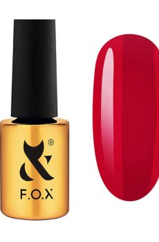 Гель-лак для ногтей F.O.X Lipstick Collection Gel Polish 006 Flery Ruby, 7 мл