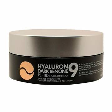 Гидрогелевые патчи для глаз Medi-Peel Hyaluron Dark Benone Peptide 9 Ampoule Eye Patch от темных кругов, с пептидами, 60 шт Гидрогелевые патчи для глаз Medi-Peel Hyaluron Dark Benone Peptide 9 Ampoule Eye Patch от темных кругов, с пептидами, 60 шт