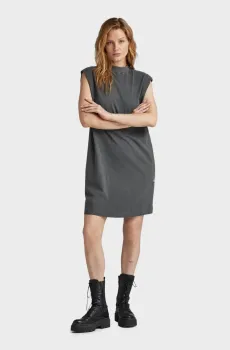 Женское темно-серое платье Riveted Серый S G-Star RAW D24488,C756