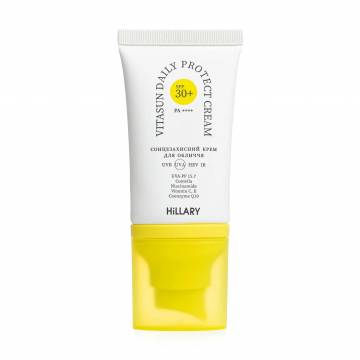 Солнцезащитный крем для лица Hillary VitaSun Daily Protect Cream, SPF 30+, 40 мл Солнцезащитный крем для лица Hillary VitaSun Daily Protect Cream, SPF 30+, 40 мл