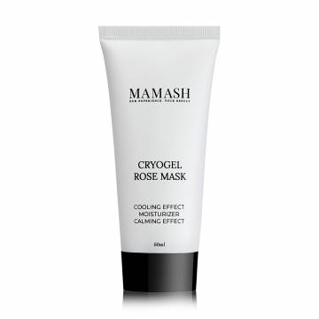 Криогелевая маска для лица Mamash Cryogel Rose Mask с розовой водой, 60 мл