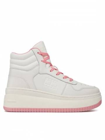 Tommy Jeans Снікерcи Tjw Retro Basket Mc Lace Up EN0EN02422 Écru Tommy Jeans Снікерcи Tjw Retro Basket Mc Lace Up EN0EN02422 Écru