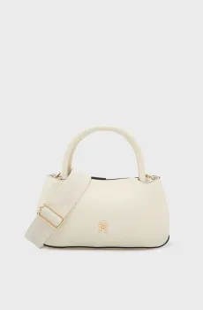 Женская белая сумка MINI SATCHEL Белый ONESIZE Tommy Hilfiger AW0AW18743
