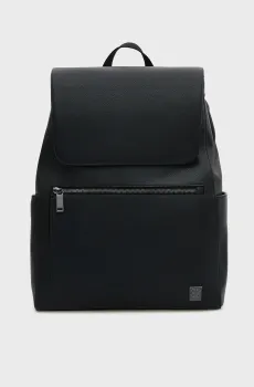 Мужской черный рюкзак EMBLEM HW FLAP Черный ONESIZE Calvin Klein LV04D3422G