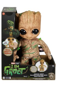 Интерактивная мягкая игрушка Marvel Toys I am Groot с 3 лет, 28 см (HJM23)