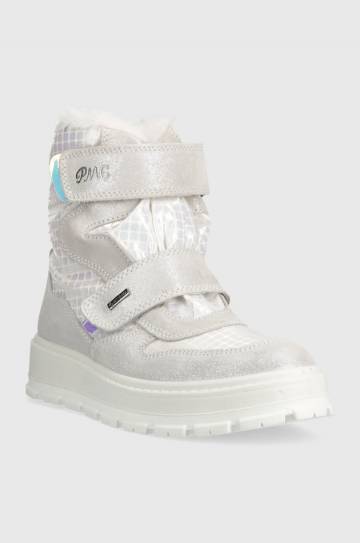 Детские сапоги Primigi цвет серебрянный Детские сапоги Primigi цвет серебрянный