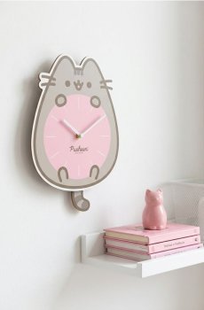 Настінний годинник Pusheen the Cat - різнобарвний