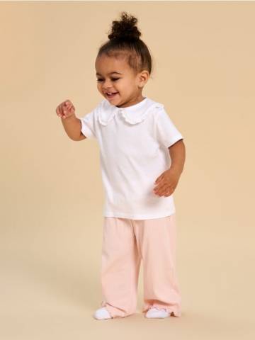 Штани - пастельний рожевий