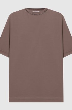 Коричневая футболка