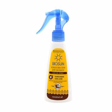 Кокосовое масло для загара Bioton Cosmetics BioSun Sun Oil Spray SPF 8, 150 мл Кокосовое масло для загара Bioton Cosmetics BioSun Sun Oil Spray SPF 8, 150 мл