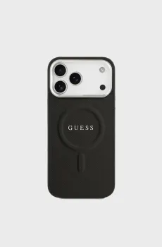 Черный чехол для телефона iPhone 17 Pro Max Черный ONESIZE Guess GUHMP.17XPSAREGSK;LOGO BLACK