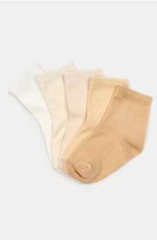 Бавовняні шкарпетки, набір з 5 - пастельний рожевий