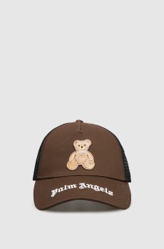 Коричневая кепка с нашивкой Bear