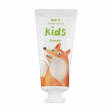 Детская зубная паста MFT Kids Банан, от 2 лет, 25 мл Детская зубная паста MFT Kids Банан, от 2 лет, 25 мл