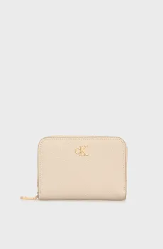 Женский бежевый кожаный кардхолдер MNML Бежевый ONESIZE Calvin Klein LV04F1064G