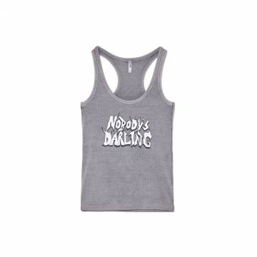 Cropp - Топ на тонких бретельках - light grey