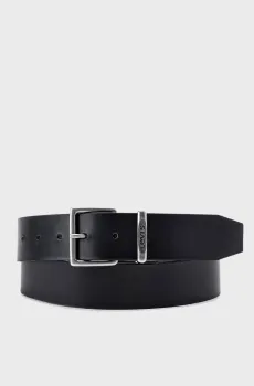 Мужской черный кожаный ремень Черный 90 Levi’s® 002G3;0000