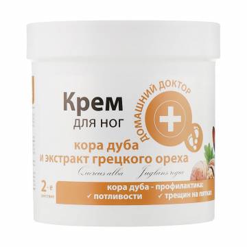 Крем для ног The Doctor Кора дуба и экстракт грецкого ореха, 250 мл Крем для ног The Doctor Кора дуба и экстракт грецкого ореха, 250 мл