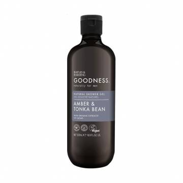 Мужской гель для душа Baylis & Harding Goodness Natural Shower Gel, Amber & Tonka Bean, 500 мл Мужской гель для душа Baylis & Harding Goodness Natural Shower Gel, Amber & Tonka Bean, 500 мл
