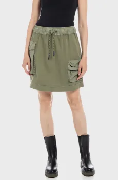 Женская зеленая юбка Зеленый S Replay W9873 .000.10307