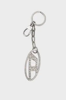 Женский серебристый брелок 1DR HOLY Серебряный ONESIZE Diesel X09691 P5607